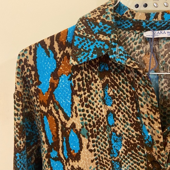 Zara snake skin colored dress - Picture 4 of 6